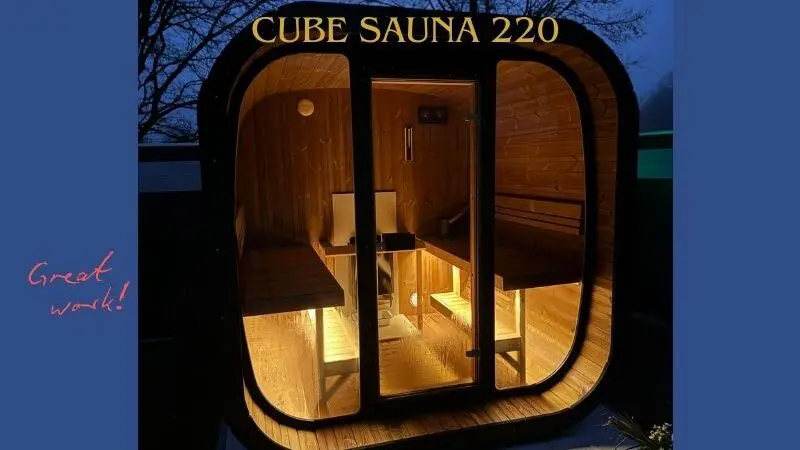 Cubesauna an der Nordsee