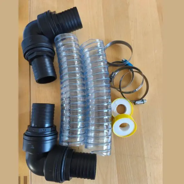 Winkelset aus PP für Heizung