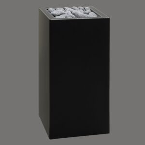 HUUM CORE Black elektrischer Saunaofen mit Saunasteinen